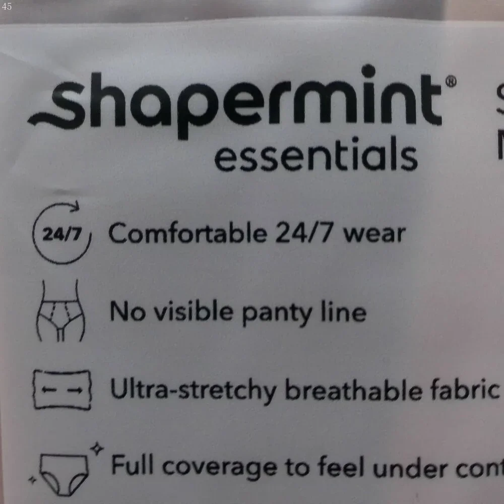 SHAPERMINT Essentials (3) Pairs Seemless Stretch Mid-Waist Brief 2X-4X 16-24_3